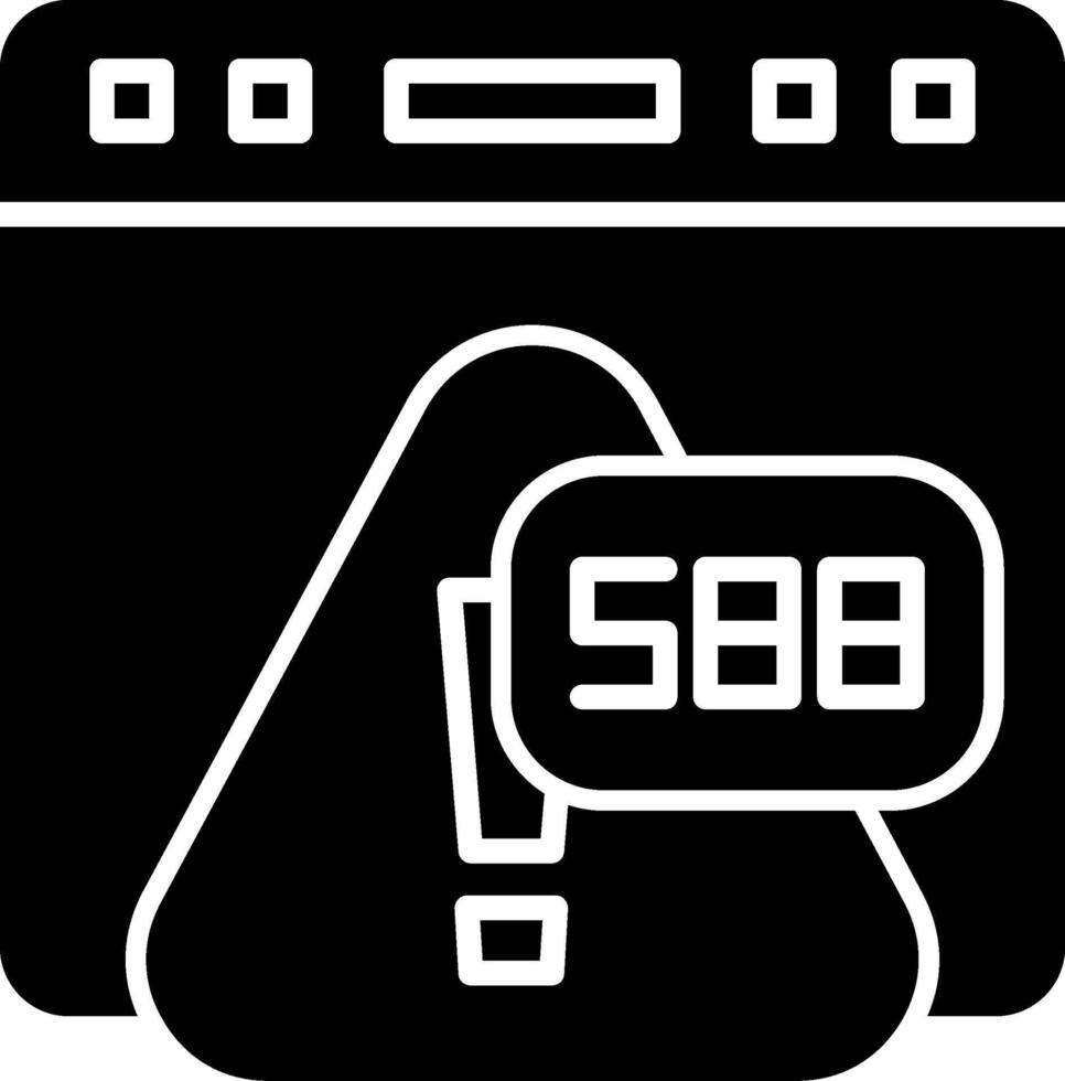 Error 588 Rate Limiting Proxy Glyph vector