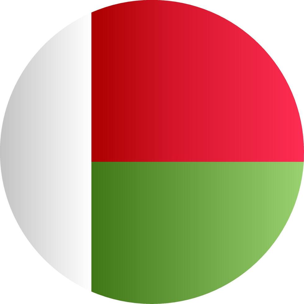 Flag of Madagascar Gradient vector