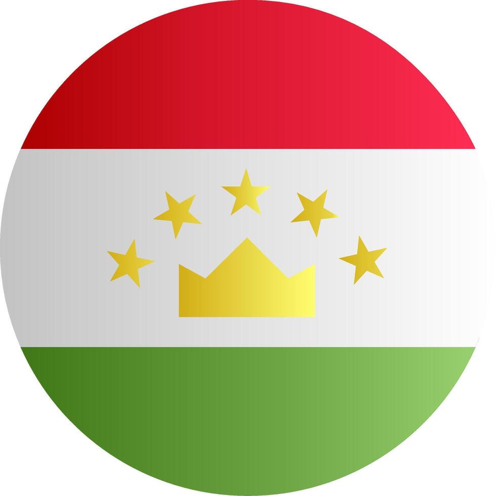 Flag of Tajikistan Gradient vector