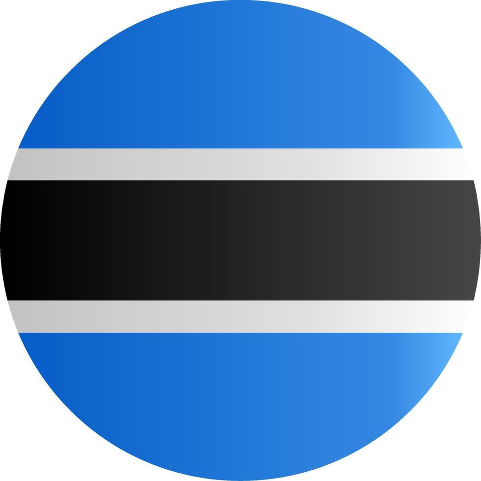 Flag of Botswana Gradient vector