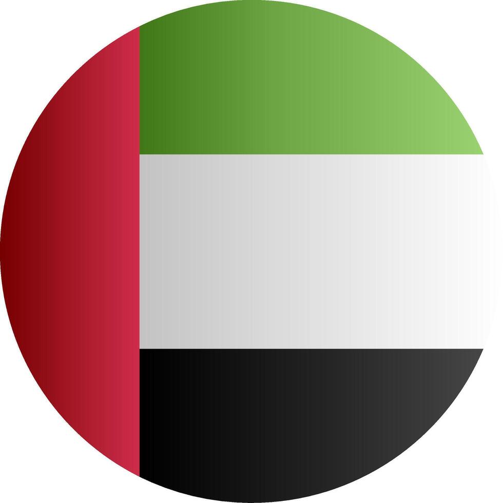 Flag of United Arab Emirates Gradient vector
