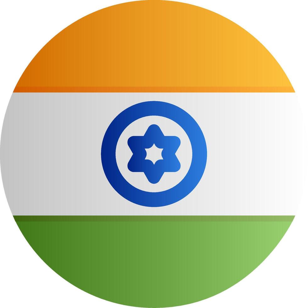 Flag of India Gradient vector