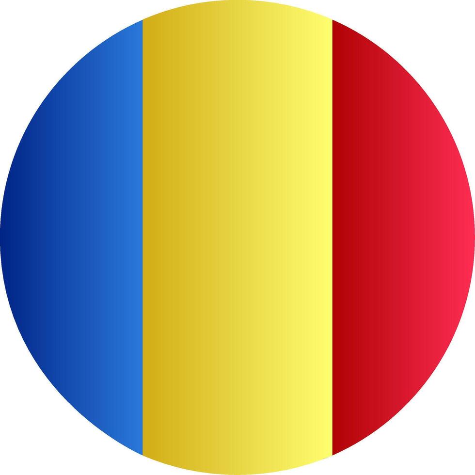 Flag of Chad Gradient vector