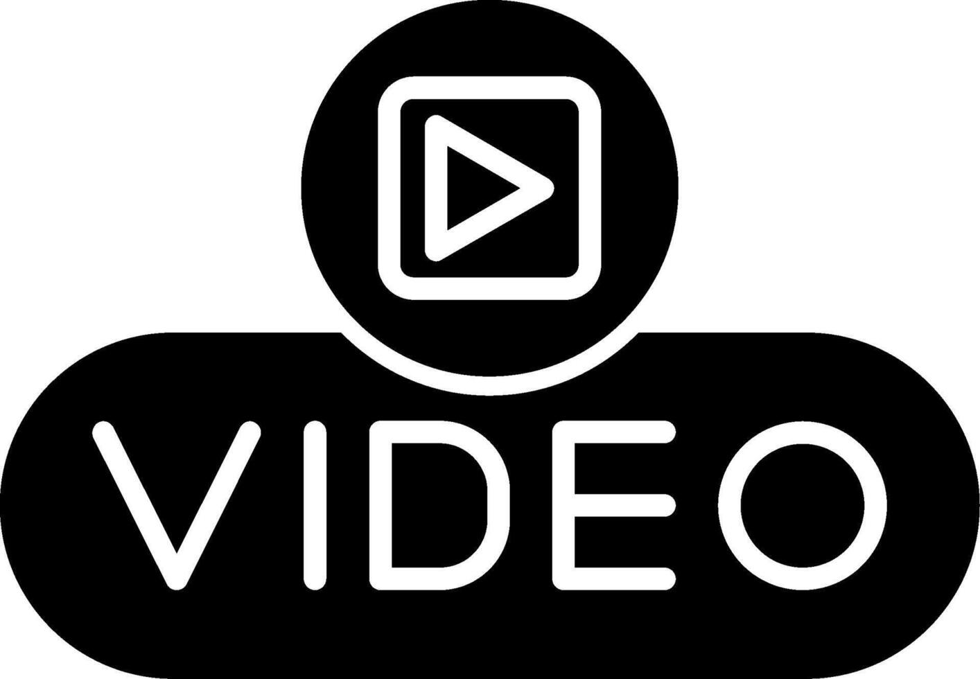 Insert Button Glyph vector