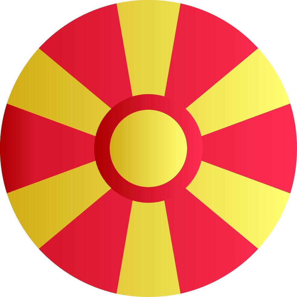 Flag of Republic of Macedonia Gradient vector