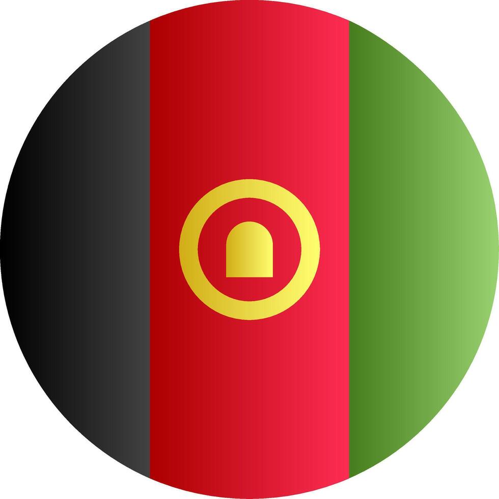 Flag of Afghanistan Gradient vector