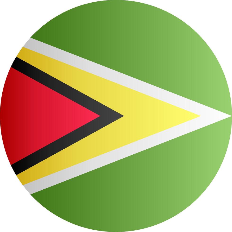 Flag of Guyana Gradient vector