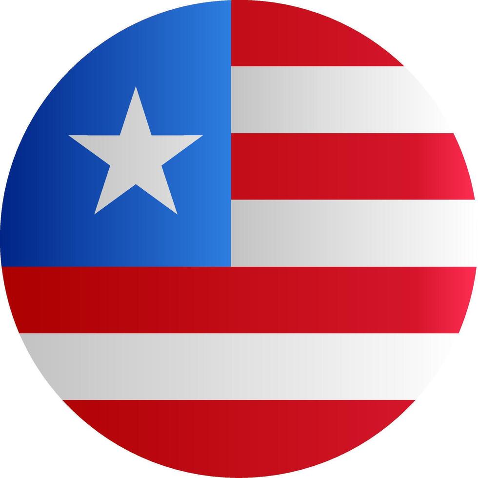 Flag of Liberia Gradient vector
