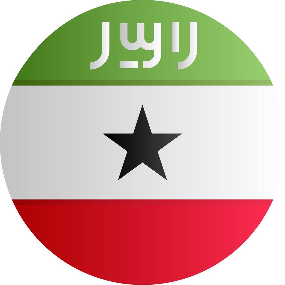 Flag of Somaliland Gradient vector