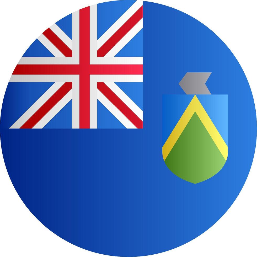 Flag of Pitcairn Islands Glyph vector