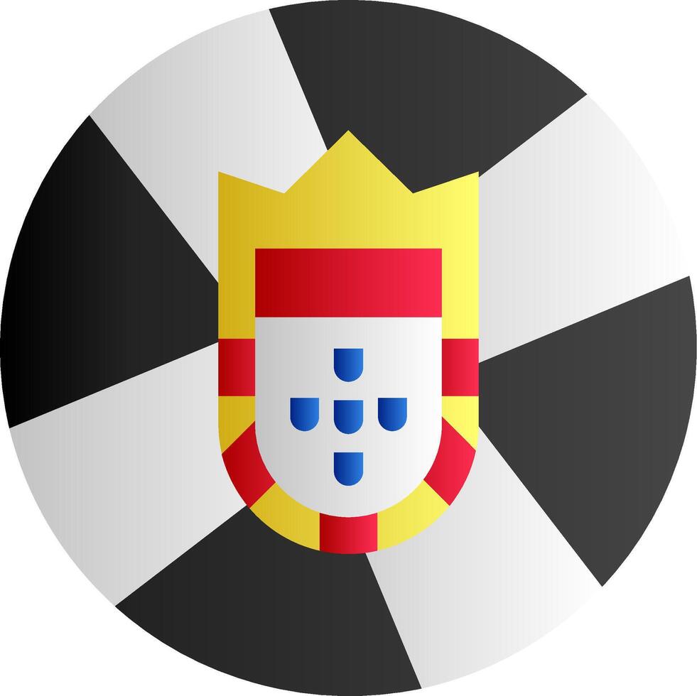 Flag of Ceuta Glyph vector