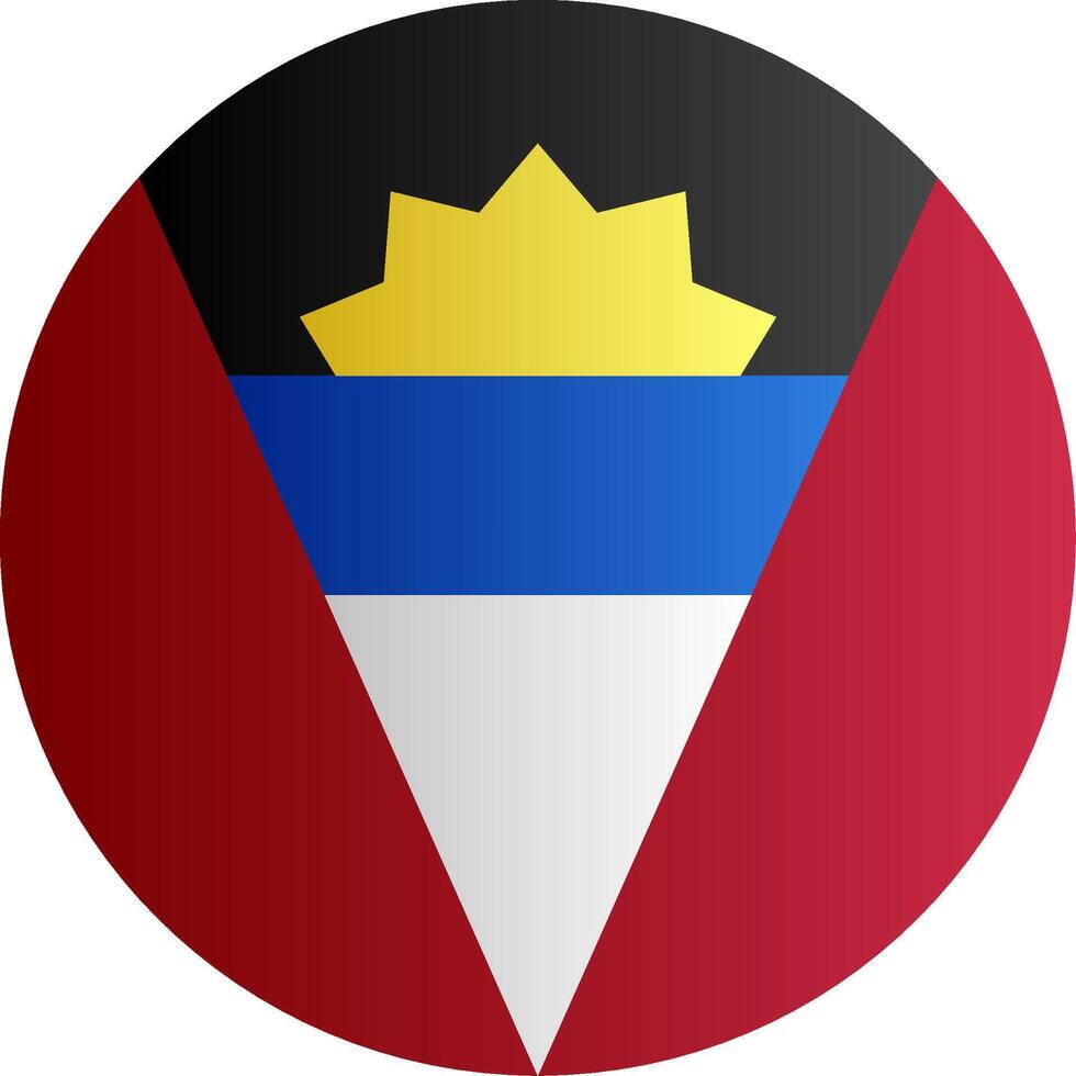 Flag of Antigua and Barbuda Gradient vector
