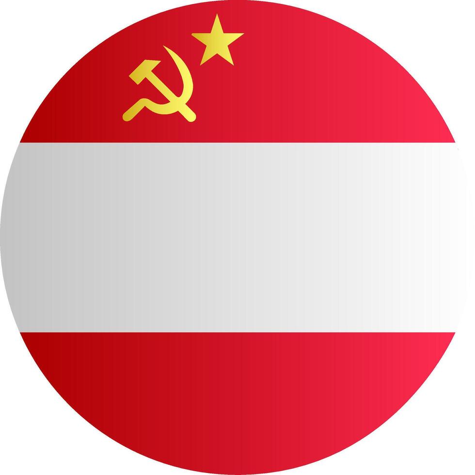Flag of Transnistria Glyph vector