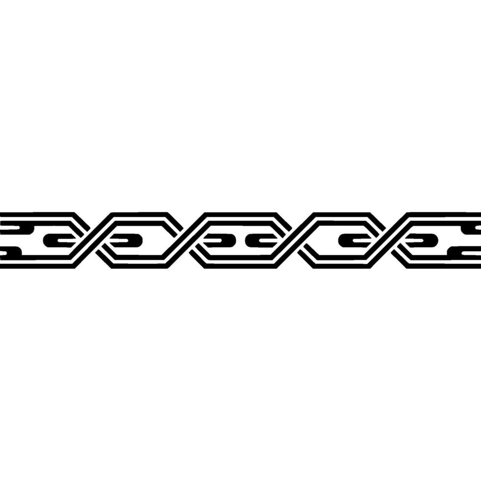 Geometric Black Border on Gradient Background. vector