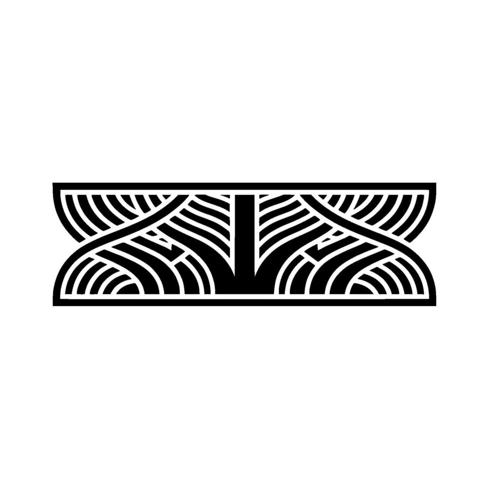 Abstract Geometric in Black and White. vector