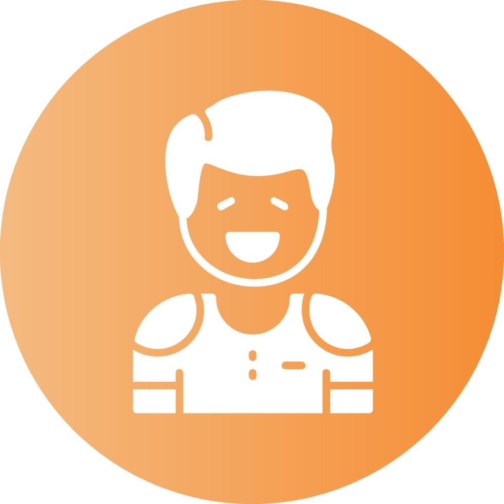 Gratitude Circle Gradient Style Emotion Icon vector