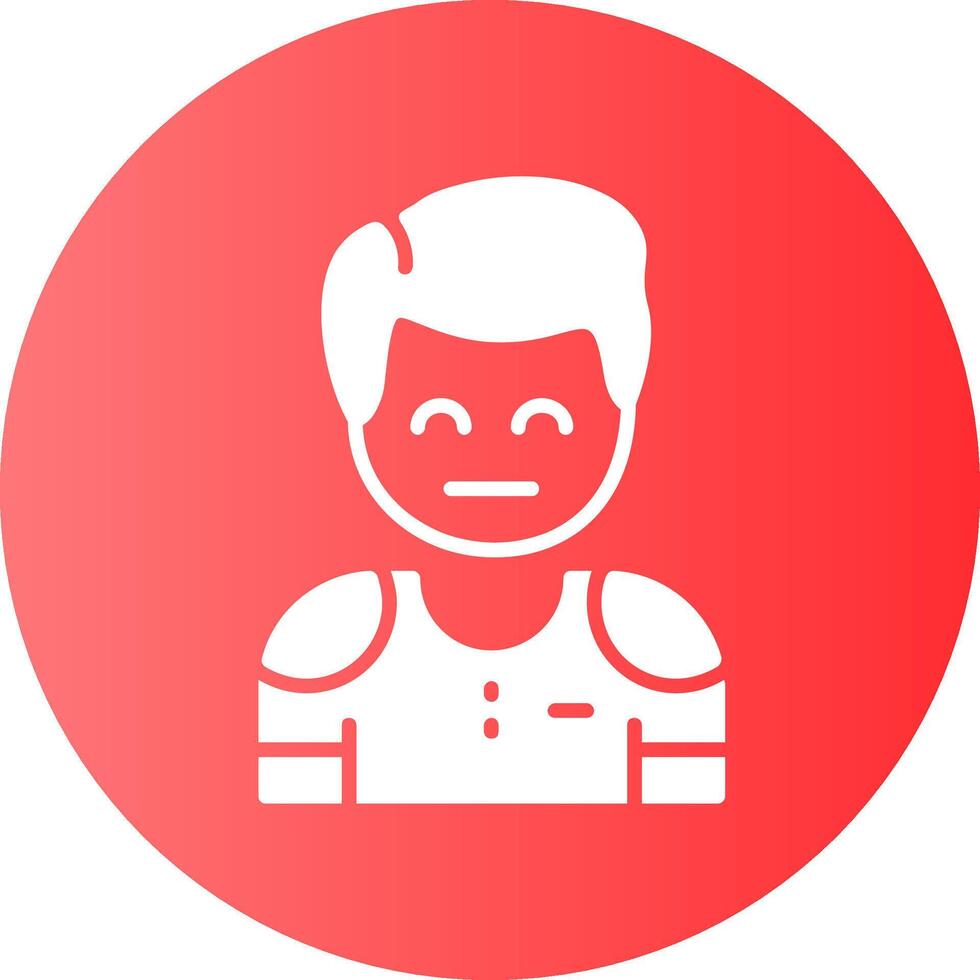 Pessimism Circle Gradient Style Emotion Icon vector