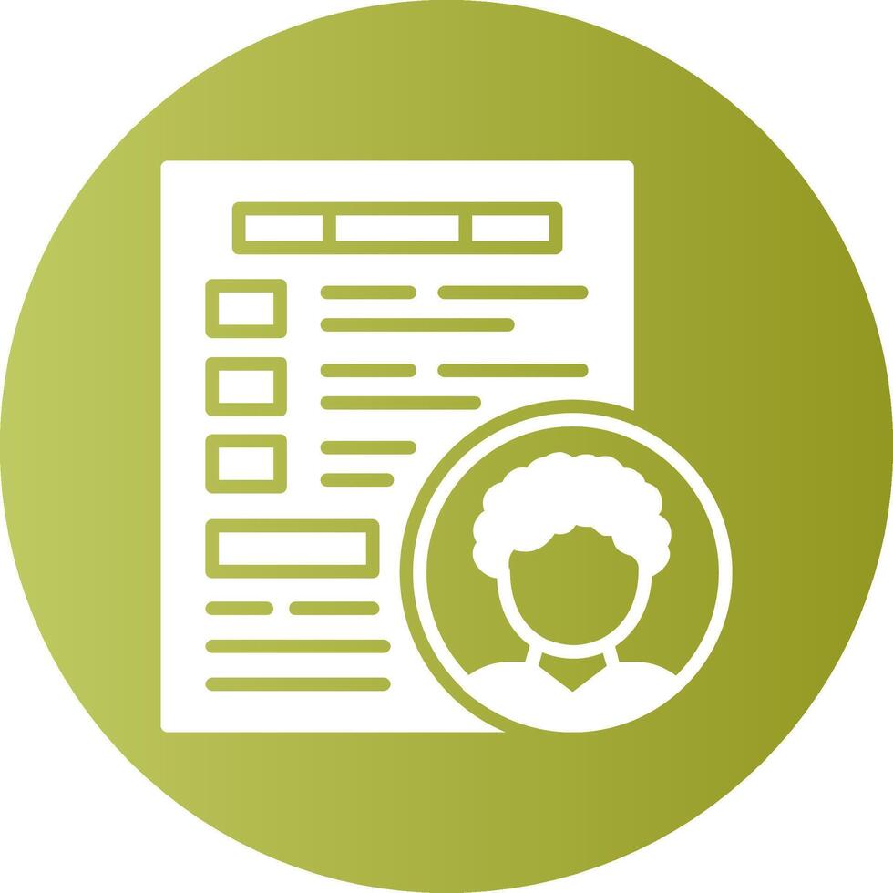Pageviews Circle Gradient Style Icon vector