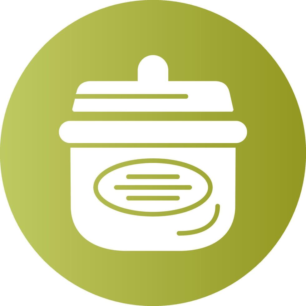 Cooking pots Solid Gradient Circle Icon vector