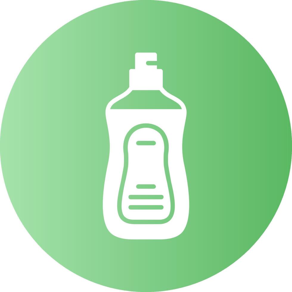 Dish soap Solid Gradient Circle Icon vector