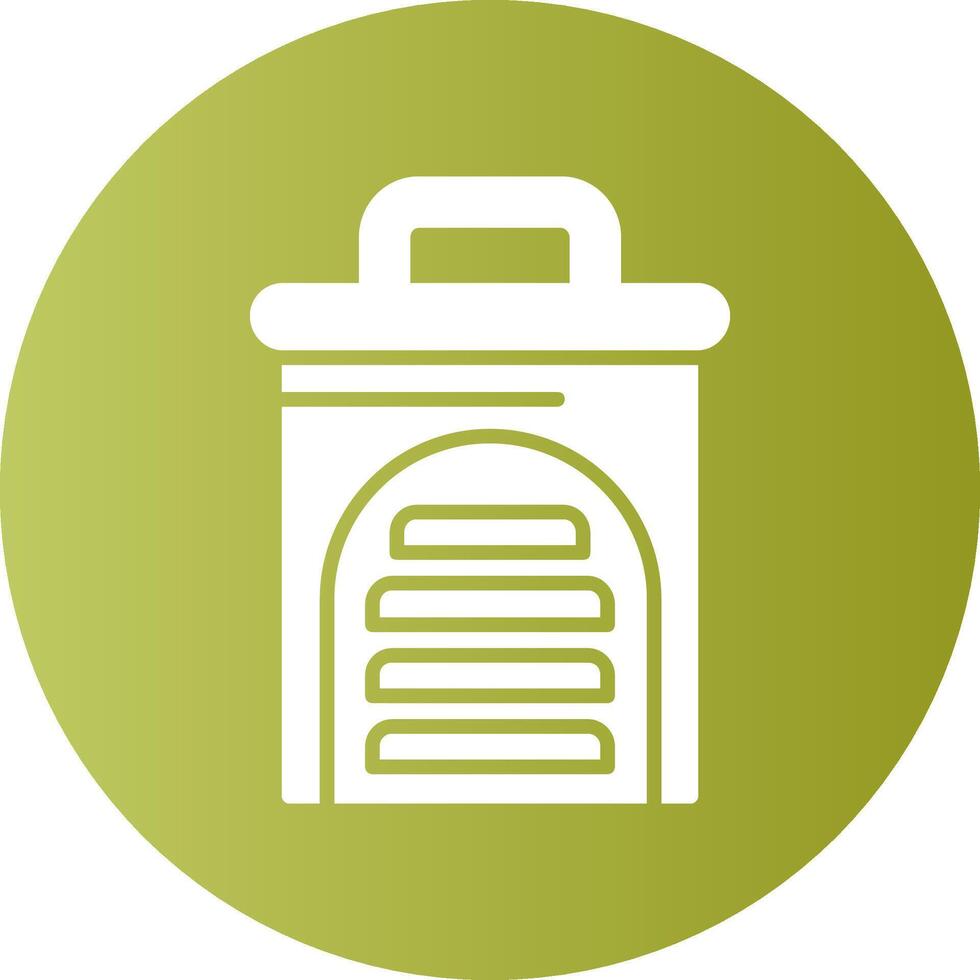 Slicer Gradient Circle Icon Design vector