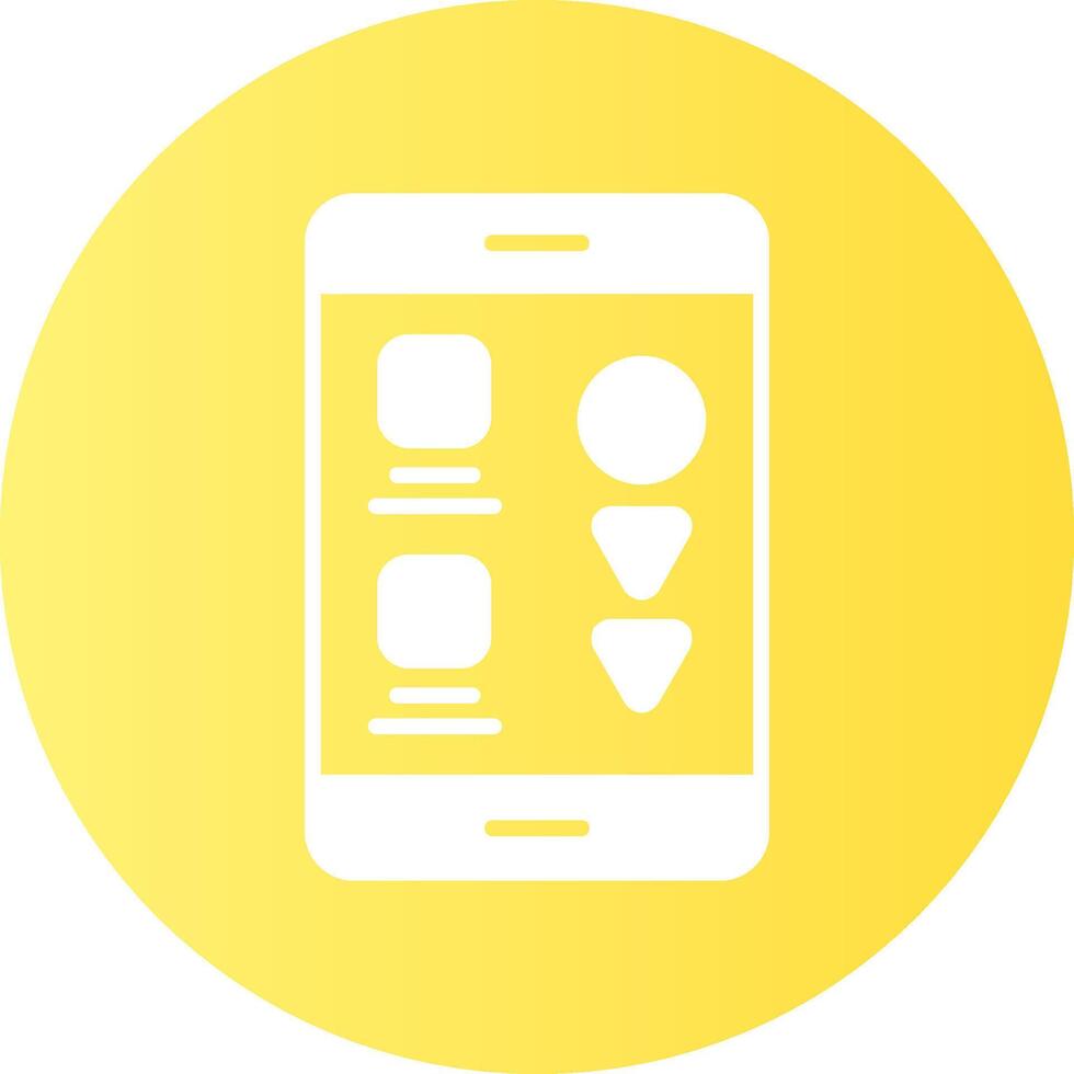 Scrolling Gradient Circle Icon vector
