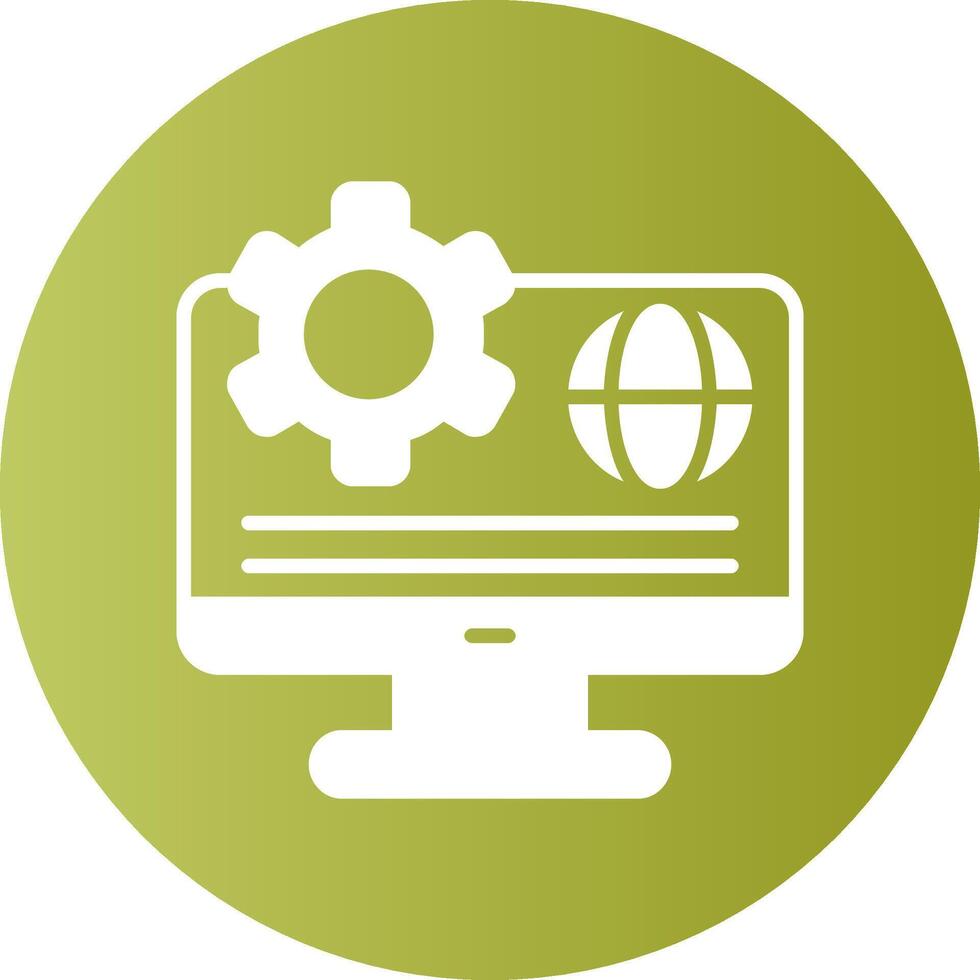 Technology Products Gradient Circle Icon vector