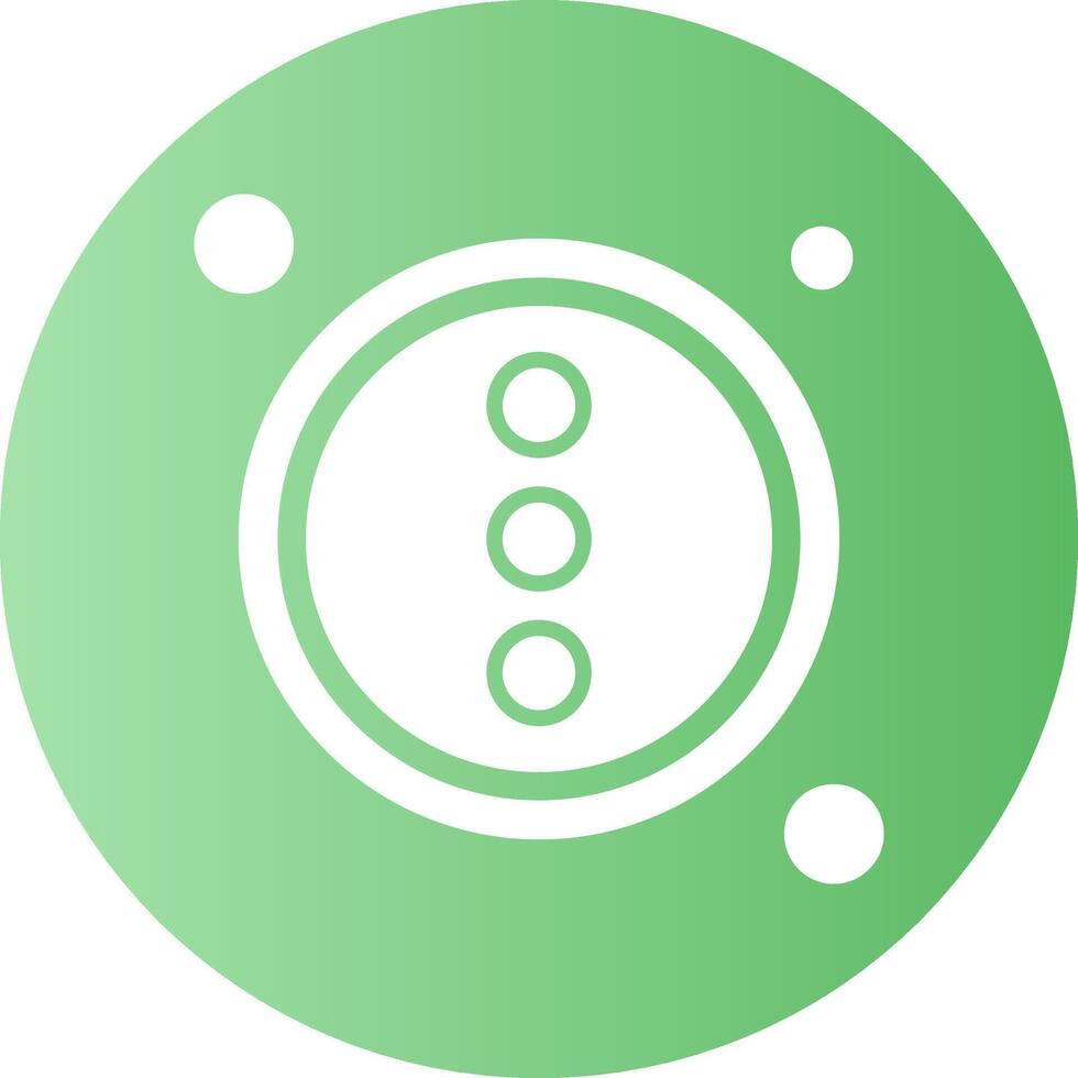 Customize Button Navigation Gradient Circle Icon vector