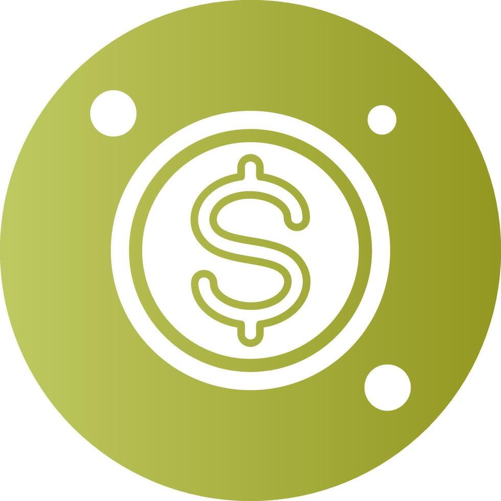 Settlement Button Navigation Gradient Circle Icon vector