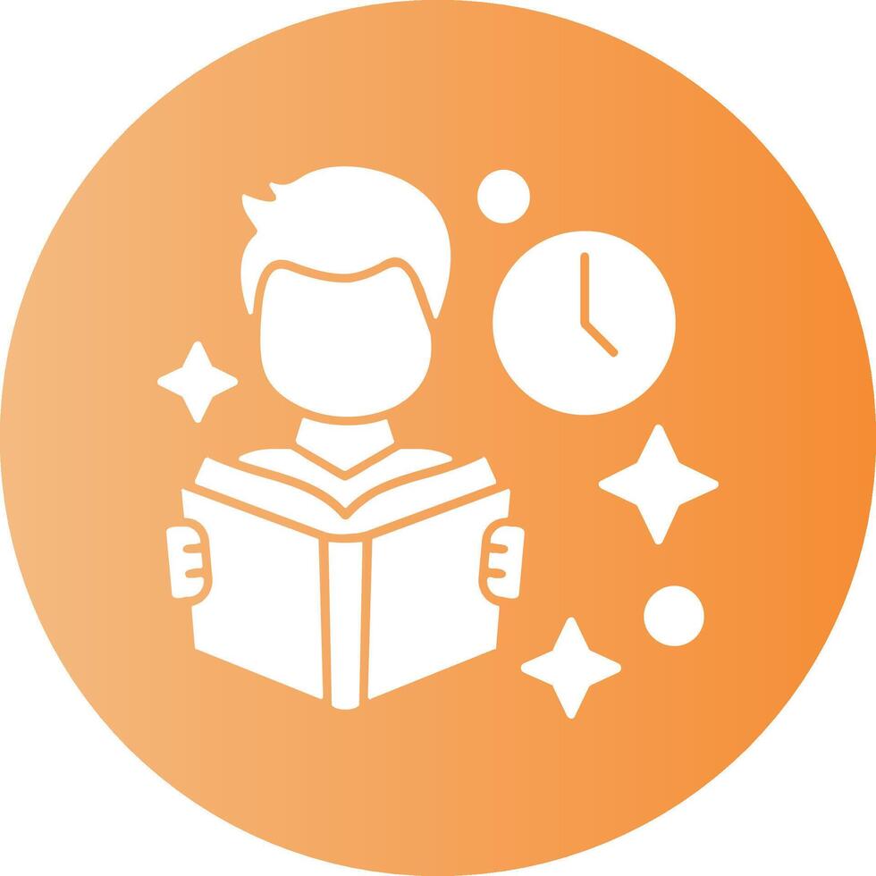 Storytime for children Gradient Circle Icon vector
