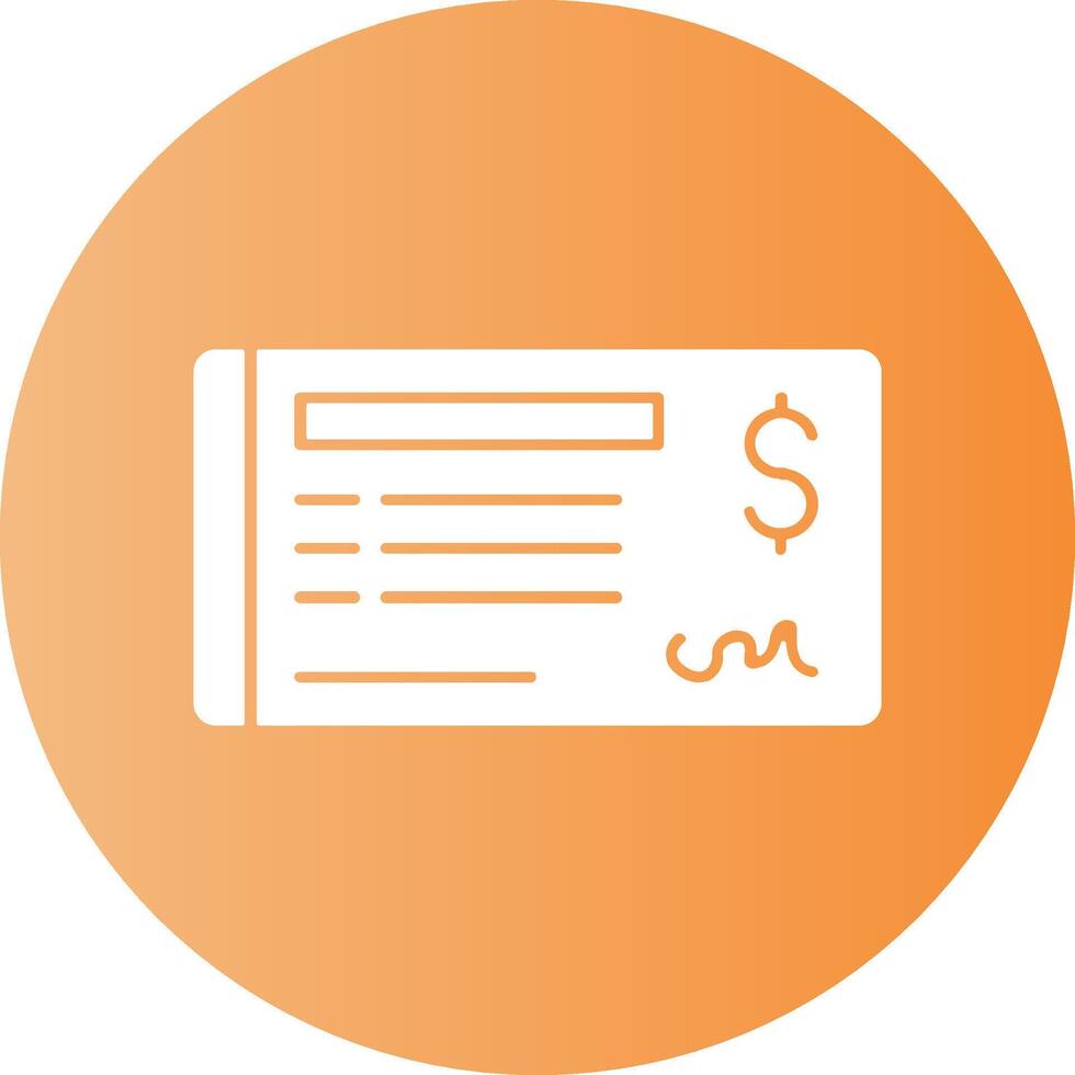 Handshake Gradient Circle Icon Design vector