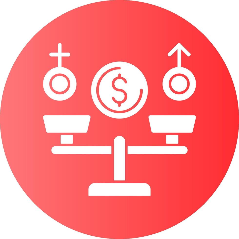 Teamwork Gradient Circle Icon Design vector
