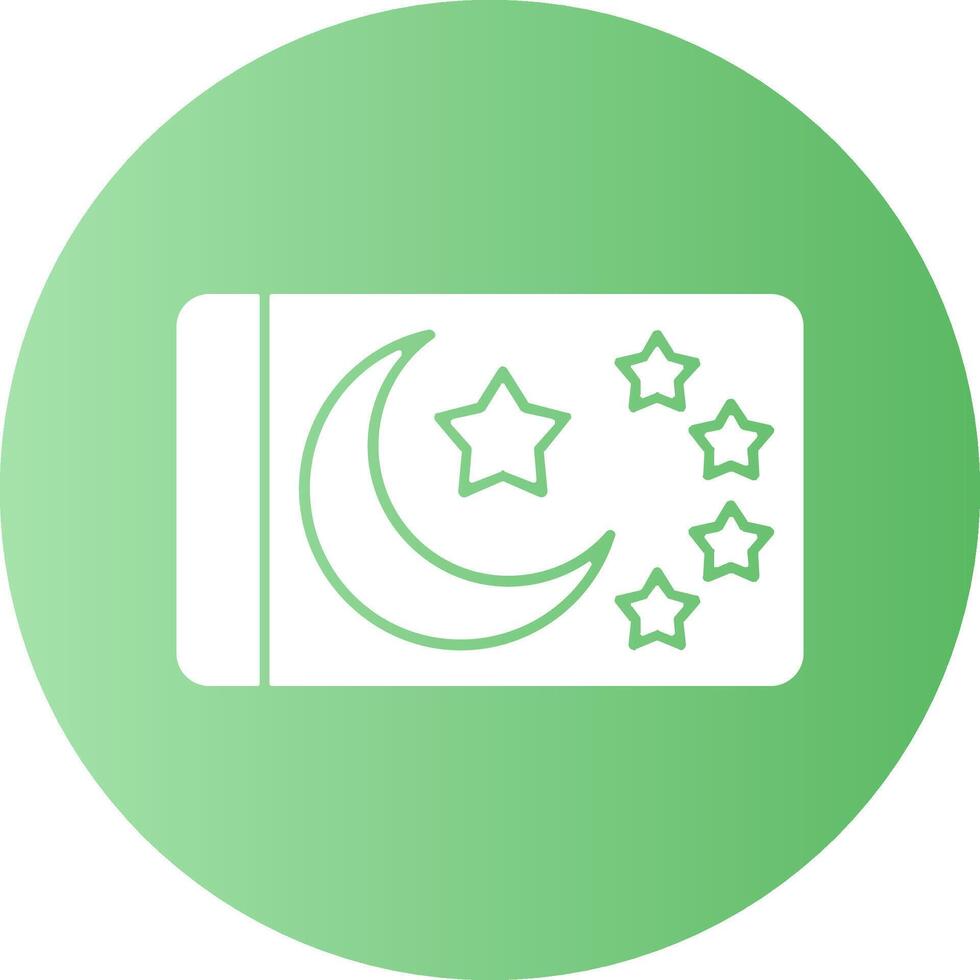 Union Flag Gradient Circle Icon vector