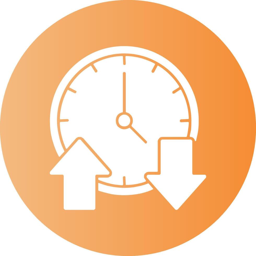 Labor Rights Protest Gradient Circle Icon vector