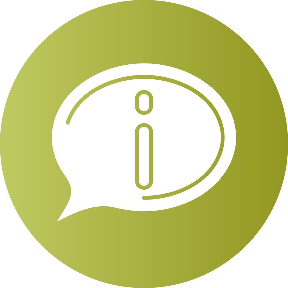 Information Circle Icon Design vector