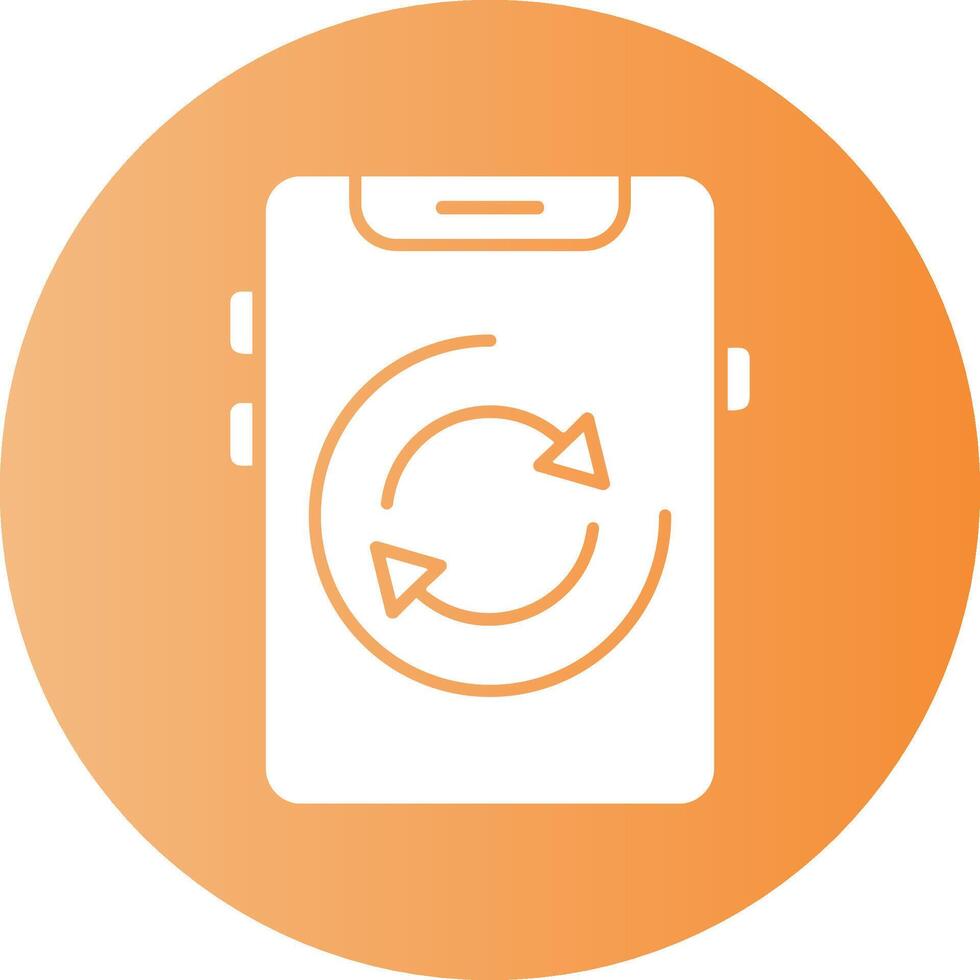 Sync Circle Icon Design vector