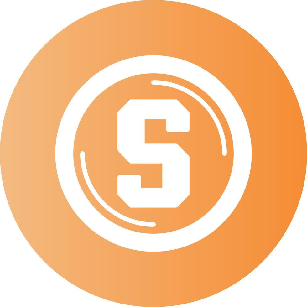 Sandbox Gradient Circle Icon vector
