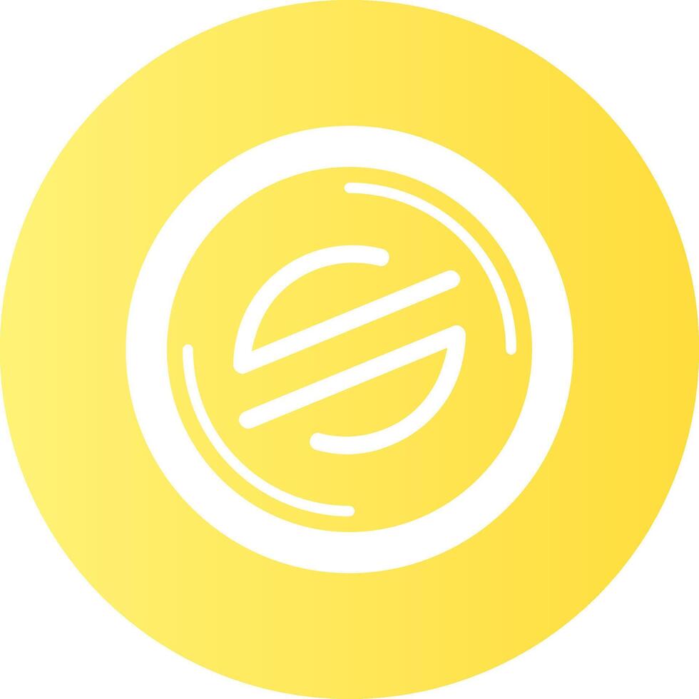 Stellar Gradient Circle Icon vector