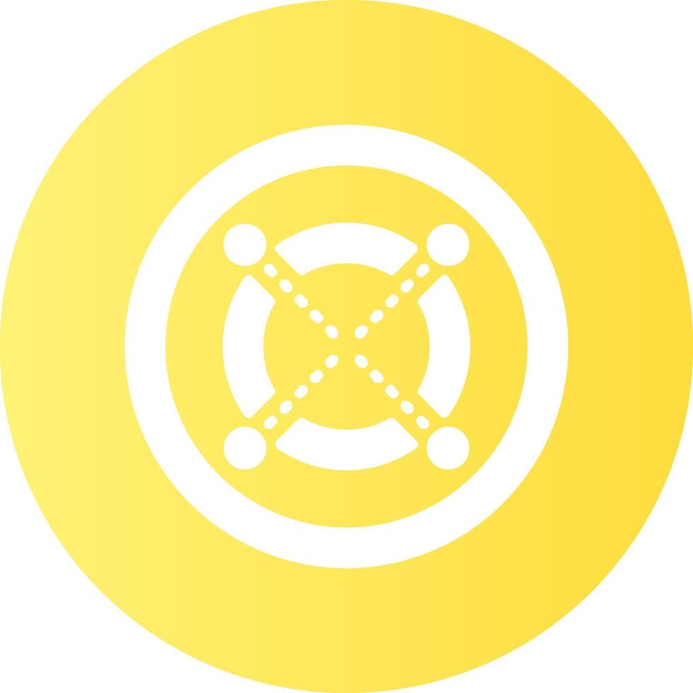 Elrond Gradient Circle Icon vector