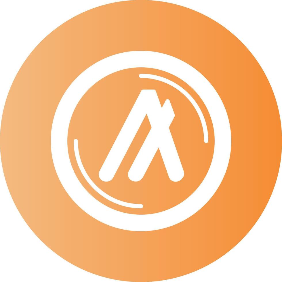 Algorand Gradient Circle Icon vector