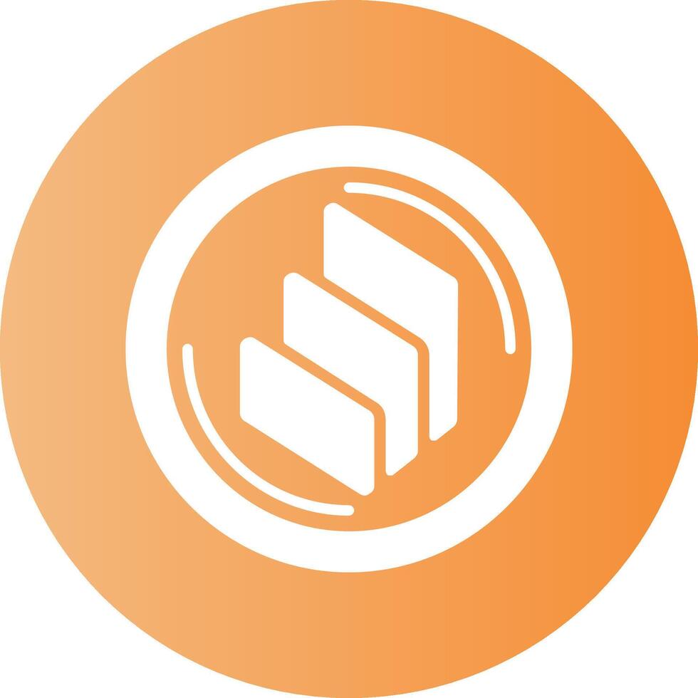 Compound Gradient Circle Icon vector