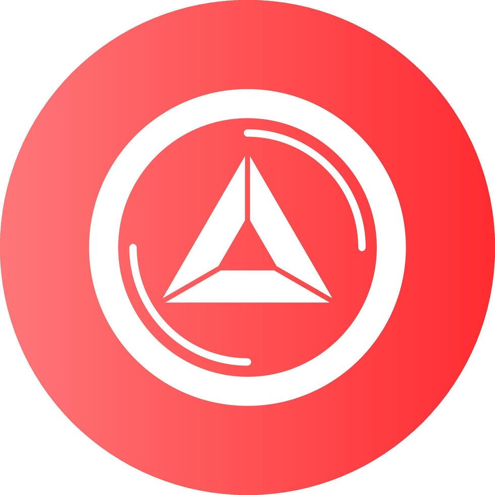 Basic Attention Token Gradient Circle Icon vector
