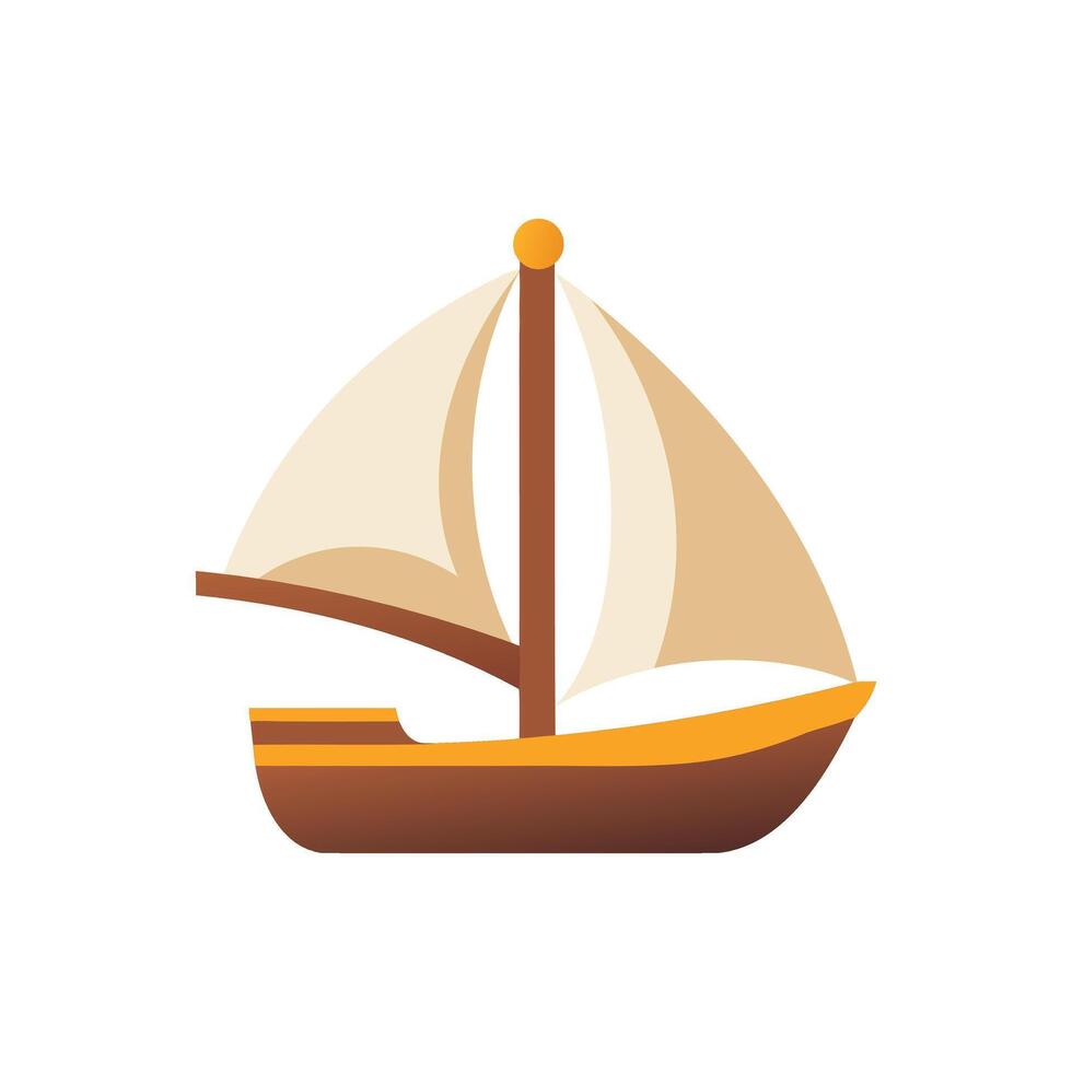 Charming Sailboat Image Free HighResolution vector