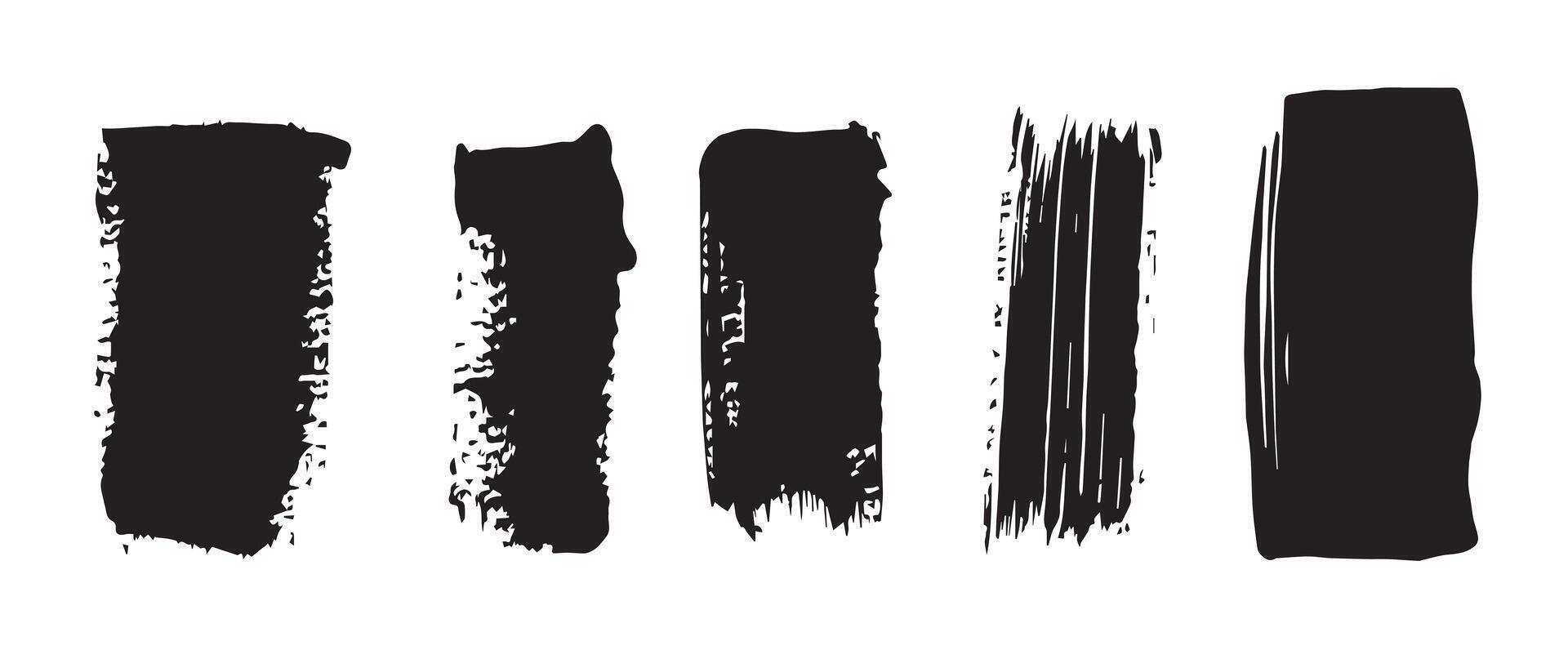 Creative Streaks in Black for Design vector
