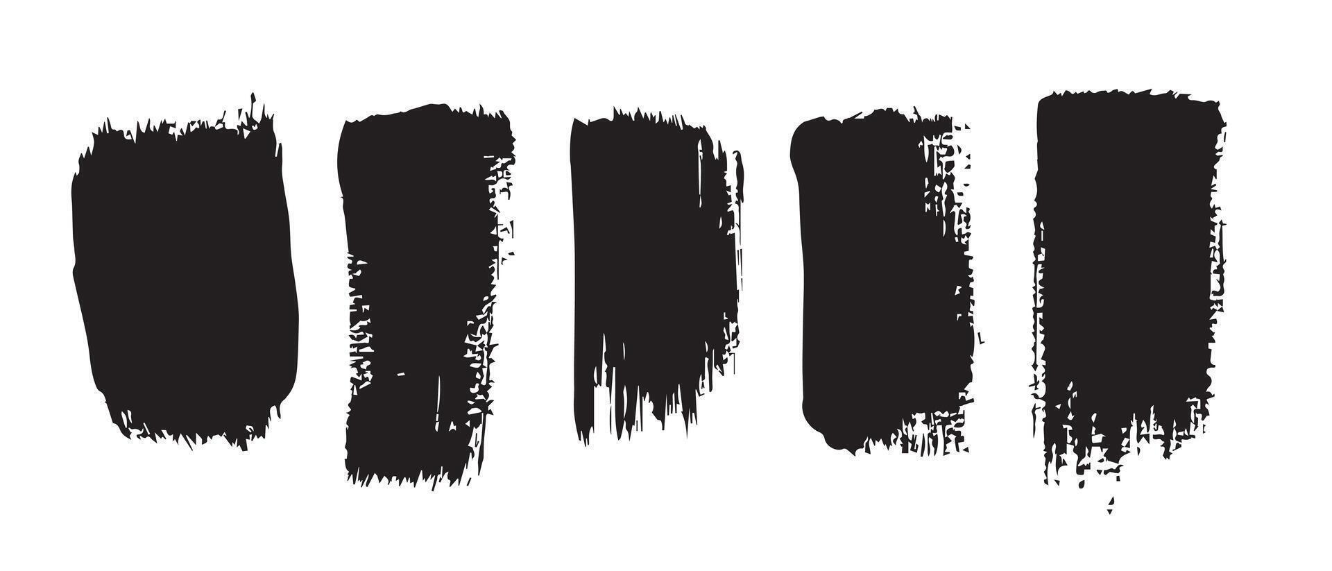 Quick Sketch Black Brush Strokes for Creatives vector