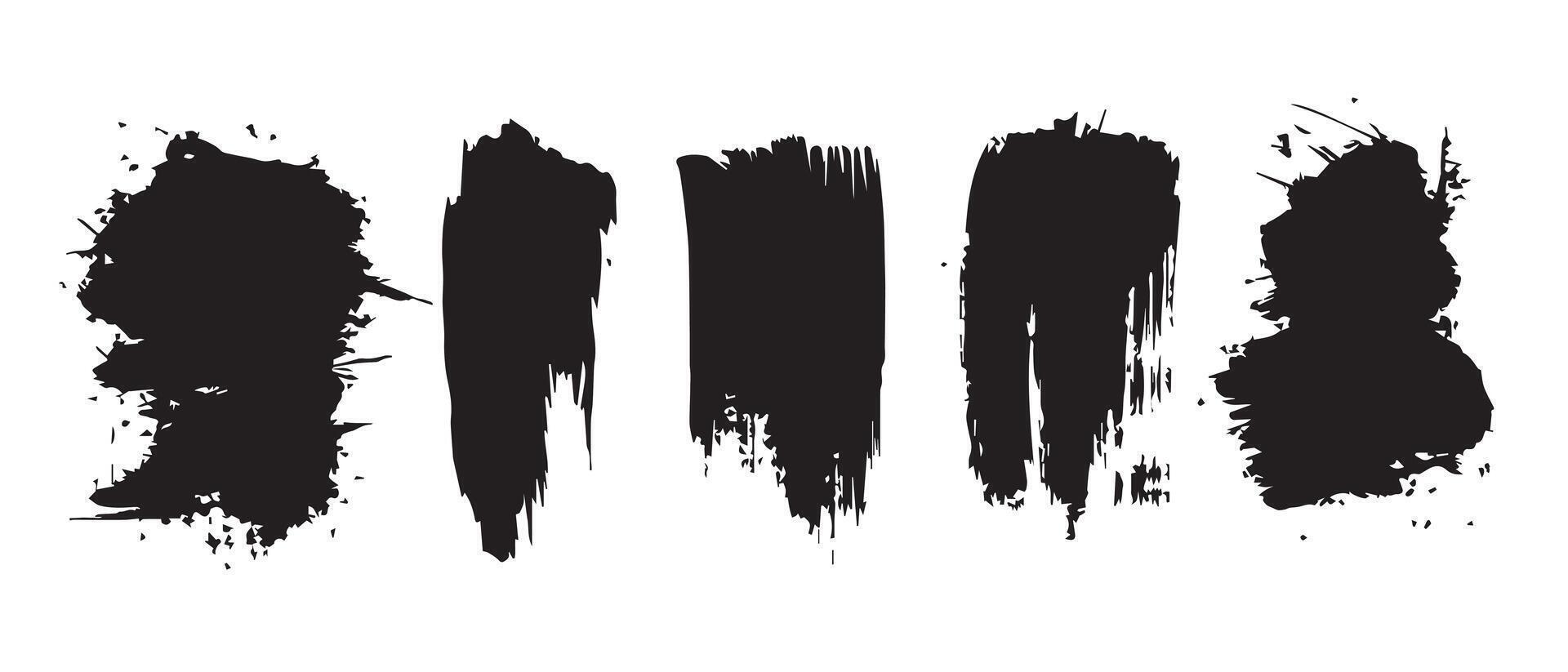 Grayscale Ink Splatter Backgrounds in High Res vector