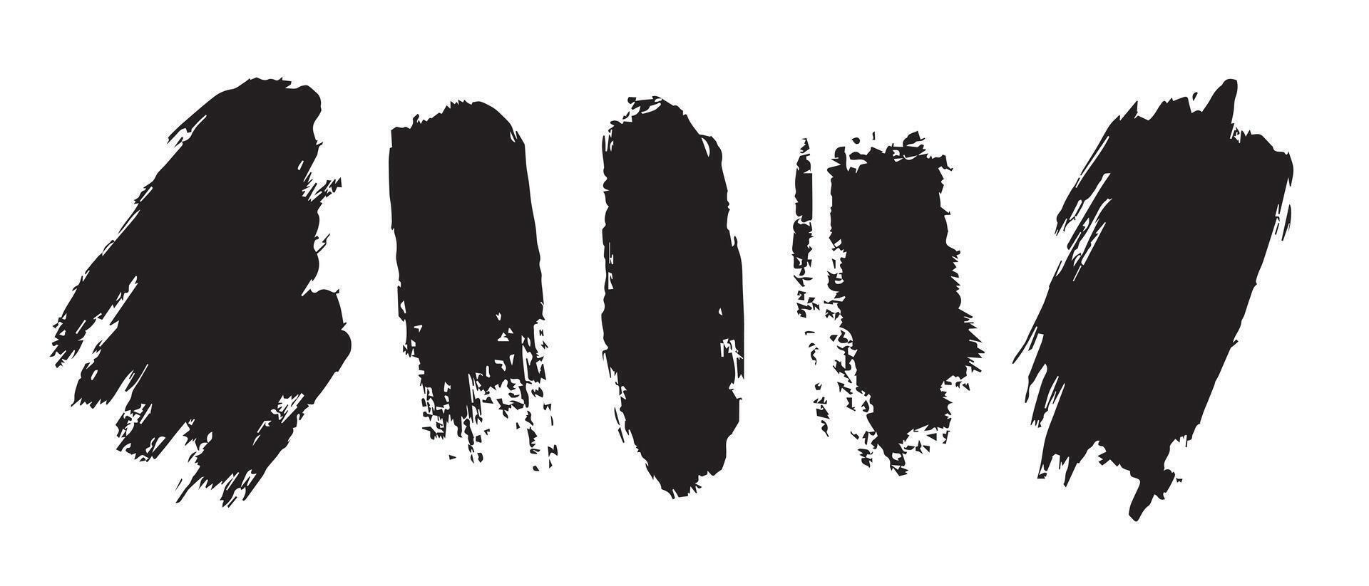 Artistic Ink Splatters in Black for Background Texture vector