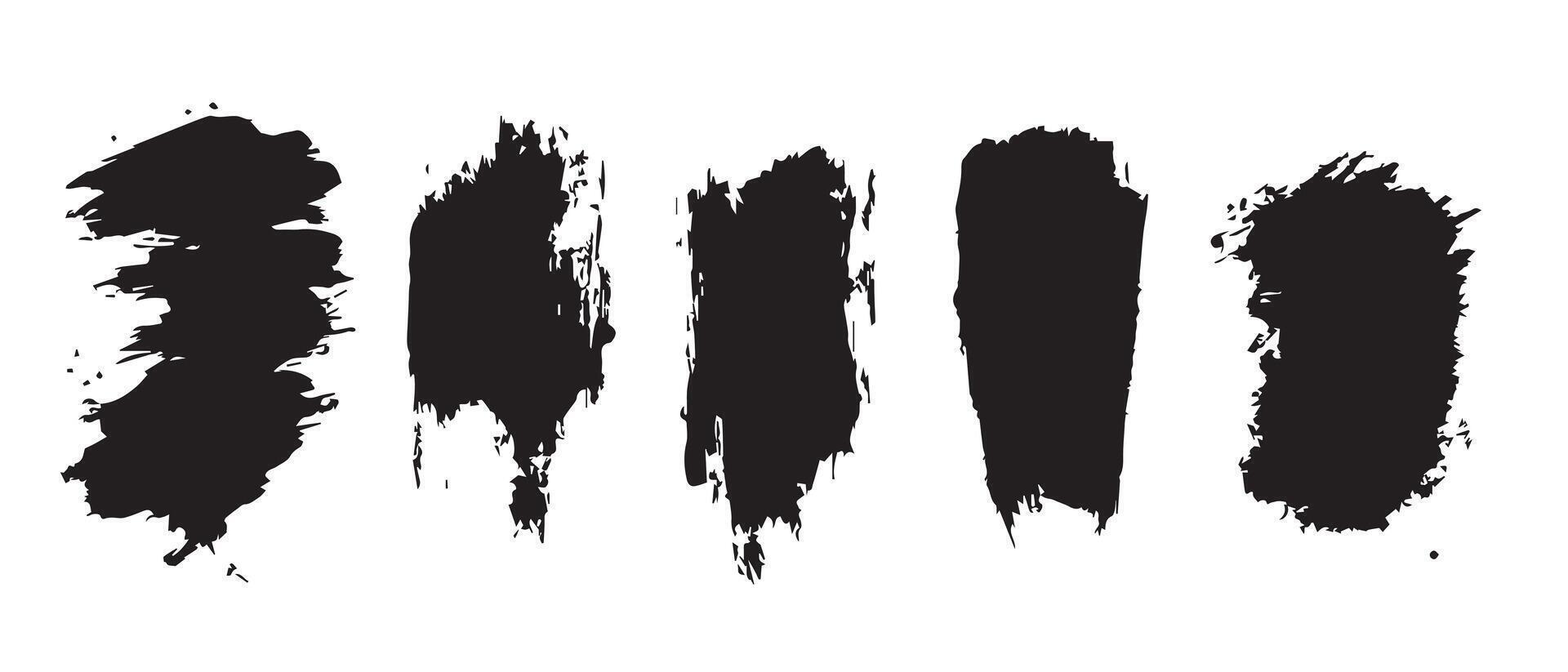 Ink Backgrounds in Black for Creative Use vector