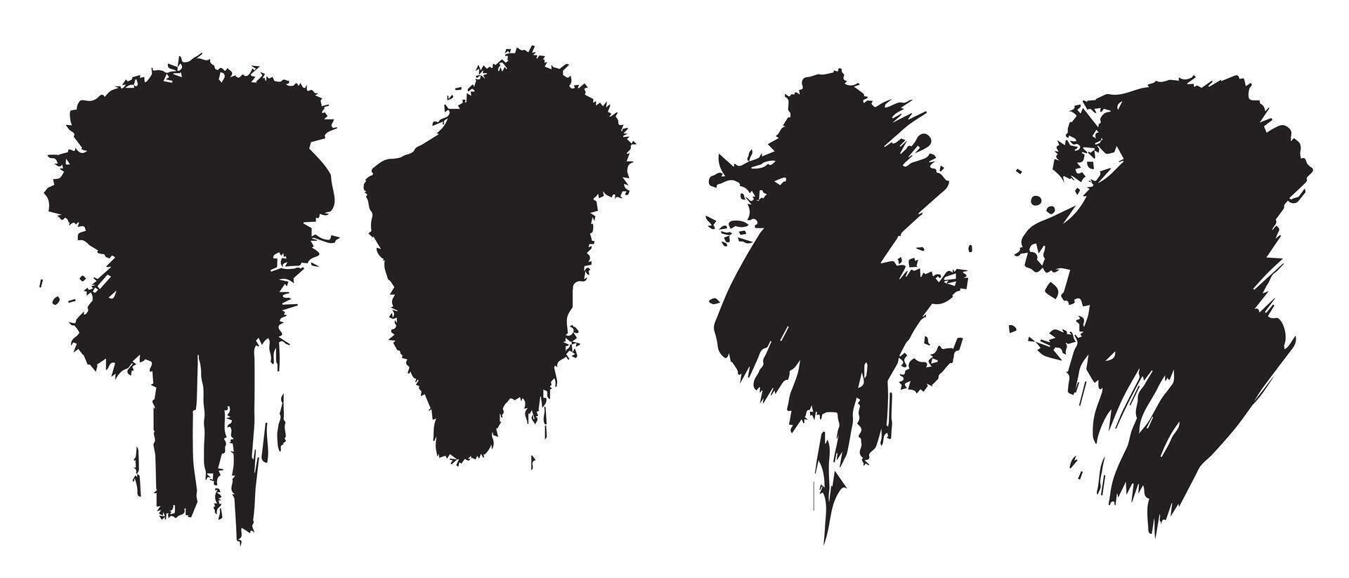 Moody Ink Splatter Backgrounds for Creative Layouts vector