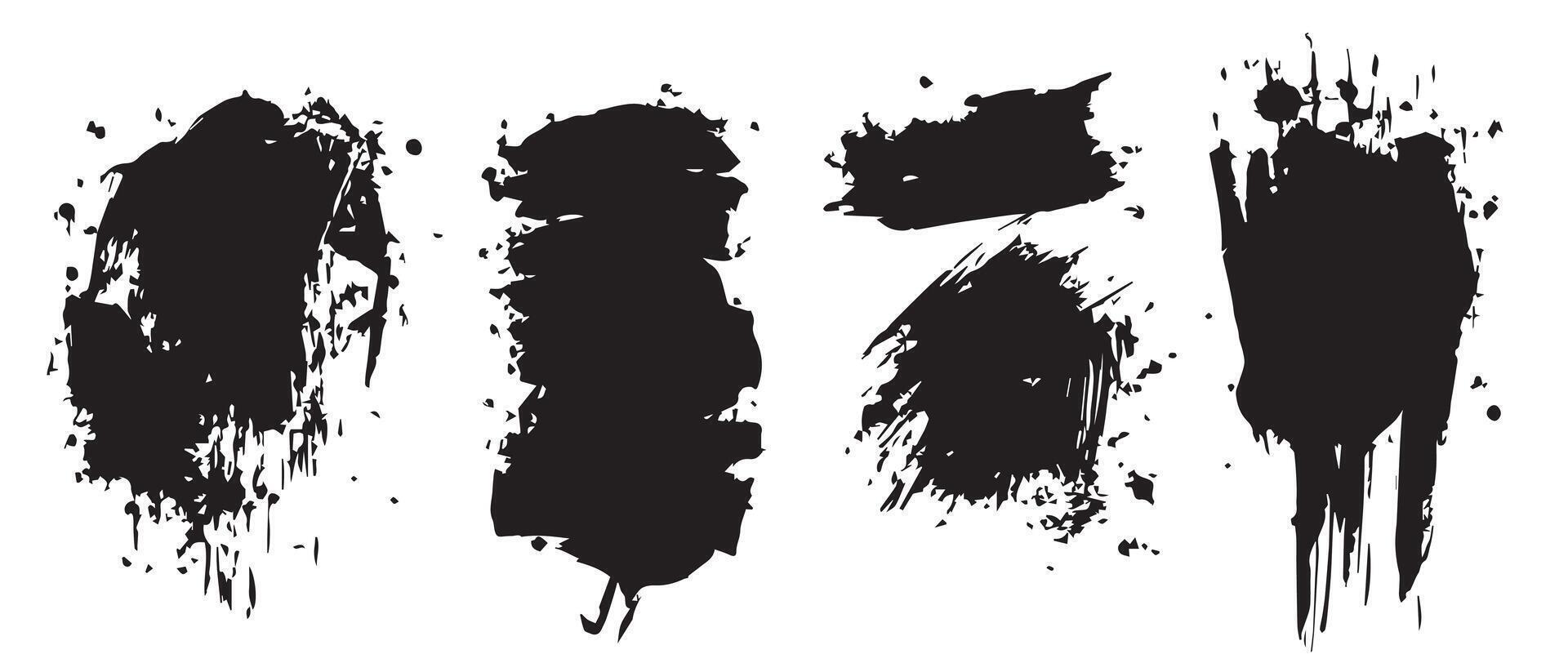 Spilled Ink Backgrounds for Artistic Concepts vector